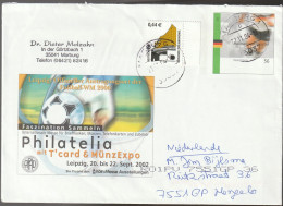 Abstempelung Marburg 2004, Football - Enveloppes - Oblitérées