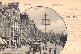 PAYS BAS - AMSTERDAM - Damrak - Carte Postale Ancienne - Otros & Sin Clasificación