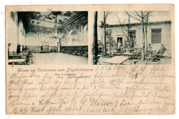 Allemagne--BERLIN-1904-Gruss Aus Restaurant Zum Jagerhauschen-Max Langsberg-carte Précurseur-timbre-cachet TREPTOW - Hannover