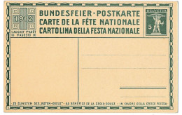 SUISSE - Entier Postal - Bundesfeier 1912 - Carte De La Fête Nationale - Enteros Postales
