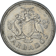 Monnaie, Barbade, 25 Cents, 1994 - Barbades