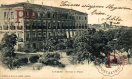 JAEN. LINARES - ENTRADA AL PASEO. IMPRENTA DE VIUDA DE GARRIDO - Jaén