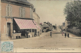 Virage De CONNERRE Avec Descente De La Côte De Paris - Carte Glacée Et Colorisée - Connerre