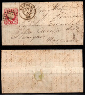 CA667- COVERAUCTION!!!- PORTUGAL - KING PEDRO V. SC#:11 CURLED HAIR- FOLDED LETTER LISBOA 17-03-1862 - Briefe U. Dokumente