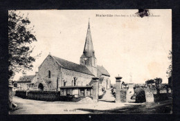 BLAINVILLE-sur-MER (50 Manche) L'Eglise, Le Cimetière Et Le Monument (Imp. A. Thiriat, Edit. Girard) - Blainville Sur Mer