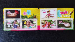 Polynesia 2018 Polynesie Booklet Babies French Polynesia 6v Mnh Sad - Neufs