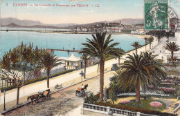 FRANCE - 06 - CANNES - La Croisette Et Panorama Sur L'Esterel - LL - Carte Postale Ancienne - Cannes