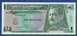 GUATEMALA - P. 73c – 1 Quetzal 22.01.1992 UNC, S/n  B4280652F,   Printer: Canadian Bank Note Company - Guatemala