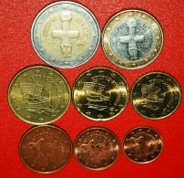 * FINLAND SHIPS AND ANIMALS: CYPRUS  EURO SET 8 COINS 2008! · LOW START! · NO RESERVE!!! - Chipre