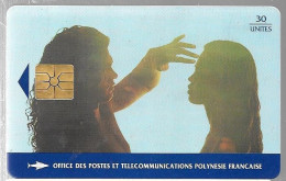 CARTE-PUCE-POLYNESIE-30U-PF32-GemB-06/95-SAINT VALENTIN-UTILISE-TBE-/RARE - Polynésie Française