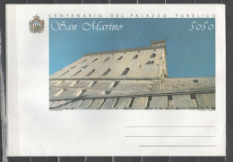 San Marino 1994 - Busta Postale - Palazzo Pubblico - Postwaardestukken