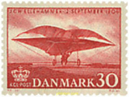 95937 MNH DINAMARCA 1956 50 ANIVERSARIO DE LOS INTENTOS DE VUELO DE J.C.H. ELLEHAMMER - Ongebruikt