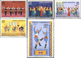 37134 MNH TURQUIA 1969 DANZAS FOLCLORICAS - Colecciones & Series