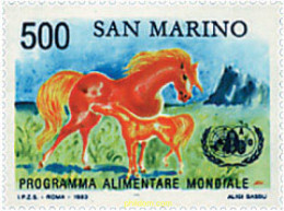 29764 MNH SAN MARINO 1983 20 AÑOS DE ACTIVIDAD DEL PROGRAMA ALIMENTARIO MUN. - Gebruikt