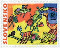 86801 MNH ESLOVAQUIA 2000 AÑO INTERNACIONAL DEL NIÑO - Araignées