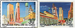 40318 MNH CONGO 1980 CRISTALERIA DE POINTE NOIRE - Neufs