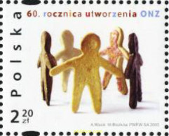 187226 MNH POLONIA 2005 60 ANIVERSARIO DE LA ONU - Autres & Non Classés