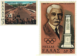66006 MNH GRECIA 1971 75 ANIVERSARIO DE LOS JUEGOS OLIMPICOS MODERNOS - Zomer 1896: Athene