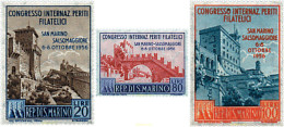 57853 MNH SAN MARINO 1956 CONGRESO INTERNACIONAL DE EXPERTOS FILATELICOS - Used Stamps