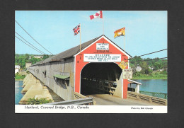 NEW BRUNSWICK - HARTLAND - LONGEST COVERED BRIDGE IN THE WORLD OVER ST JOHN RIVER  BUILT IN 1899 - Altri & Non Classificati