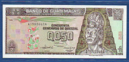 GUATEMALA - P. 79 – 50 Centavos De Quetzal 16.07.1992 UNC, S/n  A1585945A,   Printer: FC Oberthur, France - Guatemala