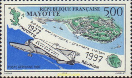 590591 MNH MAYOTTE 1997 20 AÑOS DEL PRIMER VUELO MAYOTE - REUNION - Other & Unclassified