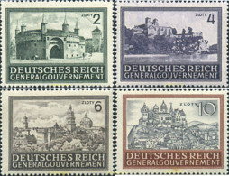 353496 MNH POLONIA Ocupacion Alemana 1943 GOBIERNO GENERAL - CIUDADES Y CASTILLOS POLACOS - Châteaux