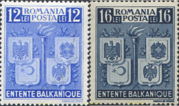 166427 MNH RUMANIA 1940 ENTENTE BALKANICA - Altri & Non Classificati