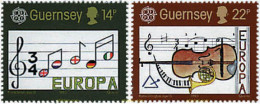 62592 MNH GUERNSEY 1985 EUROPA CEPT. AÑO EUROPEO DE LA MUSICA - Andere & Zonder Classificatie