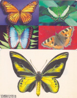 Germany 2 Phonecards Chip - - - Butterfly K 390/93, KD 03/02 - Papillons