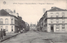 BELGIQUE - TONGRES - Rue De La Station - Carte Postale Ancienne - Tongeren