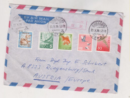 JAPAN 1966 KAWASAKI Nice Airmail Cover To AUSTRIA - Brieven En Documenten