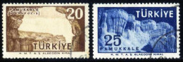 Türkiye 1958 Mi 1605-1606 Pamukkale, Tourism - Used Stamps