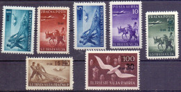 SLOVENIA - ITALIA - ZONE  B - ANIMALS  OVPT. - **MNH -1949 - Luftpost