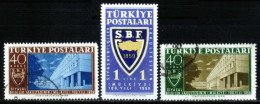 Türkiye 1959 Mi 1694-1696 Faculty Of Political Sciences, 100th Year - Gebraucht