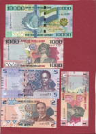 Sierra Leone 5 Billets---NEUF/UNC - Sierra Leone