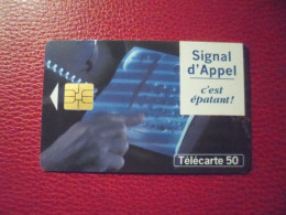 Télécarte France Télécom  Signal D Appel - Operadores De Telecom
