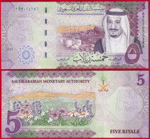 Saudi Arabia 5 Riyals 2017 P-38b UNC - Saudi Arabia