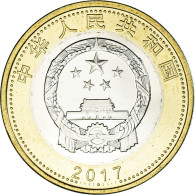 Monnaie, Chine, 10 Yüan, 2017, 90ème Anniversaire De L'armée Libre Du - China