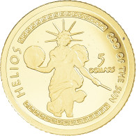 Monnaie, Îles Cook, Elizabeth II, Helios, 5 Dollars, 2009, FDC, Or - Islas Cook