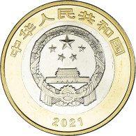 Monnaie, Chine, 10 Yüan, 2021, 100ème Anniversaire Du Parti Communiste - China