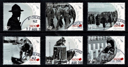 New Zealand 2010 ANZAC - Gallipoli - Remembrance Set Of 6 Used - Gebruikt