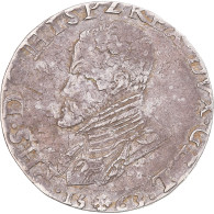 Monnaie, Pays-Bas Espagnols, Gueldre, Philippe II, 1/2 Ecu, 1563, Nimègue, TB+ - …-1795 : Période Ancienne