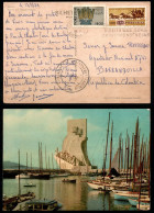 CA698- COVERAUCTION!!!- PORTUGAL - POSTCARD LISBOA 13-AOU-63 TO BARRANQUILLA-COLOMBIA 30-10-63 - Brieven En Documenten