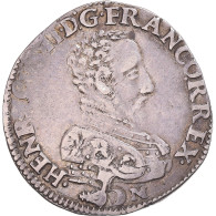 Monnaie, France, Henri II, Teston, 1559, Bordeaux, TTB+, Argent - 1547-1559 Enrique II