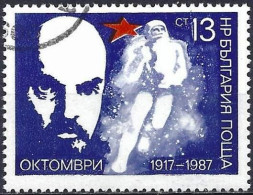 Bulgaria 1987 - Mi 3616 - YT 3132 ( Vladimir Lenin & Cosmonaut ) - Lenin