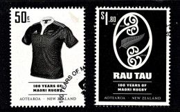 New Zealand 2010 Maori Rugby - 100 Years Set Of 2 Used - Oblitérés