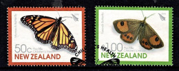 New Zealand 2010 Children's Health - Butterflies Higher Values Used - Usati