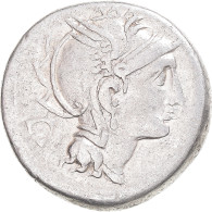 Monnaie, Manlia, Denier, 111-110 BC, Rome, TTB, Argent, Crawford:299/1a - Repubblica (-280 / -27)