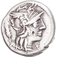 Monnaie, Domitia, Denier, 128 BC, Rome, TTB+, Argent, Crawford:261/1 - Republic (280 BC To 27 BC)